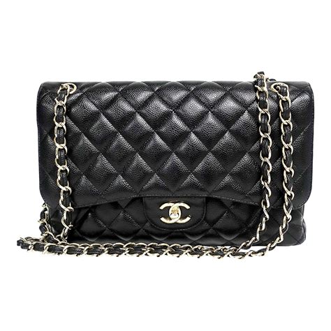 chanel jumbo caviar silver|Chanel Jumbo Caviar Classic Flap Bag .